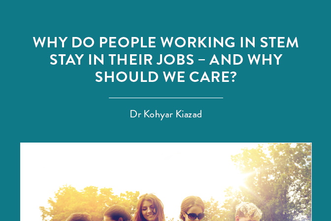 Dr Kohyar Kiazad and his colleagues are looking into reasons why people working in STEM stay in – not leave – their jobs. With the Australian Government […]