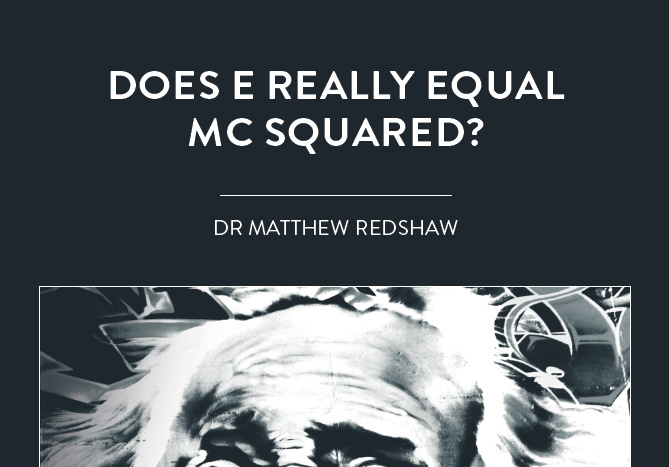 E=mc2 is arguably the most famous equation in the world, but is its description of the universe complete? Dr Matthew Redshaw, based […]