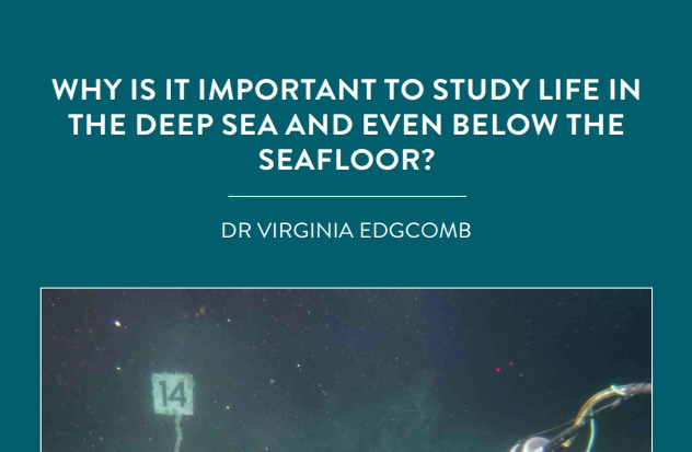 Dr Virginia Edgcomb heads a laboratory at the Woods Hole Oceanographic Institution in the US. She spent three months […]