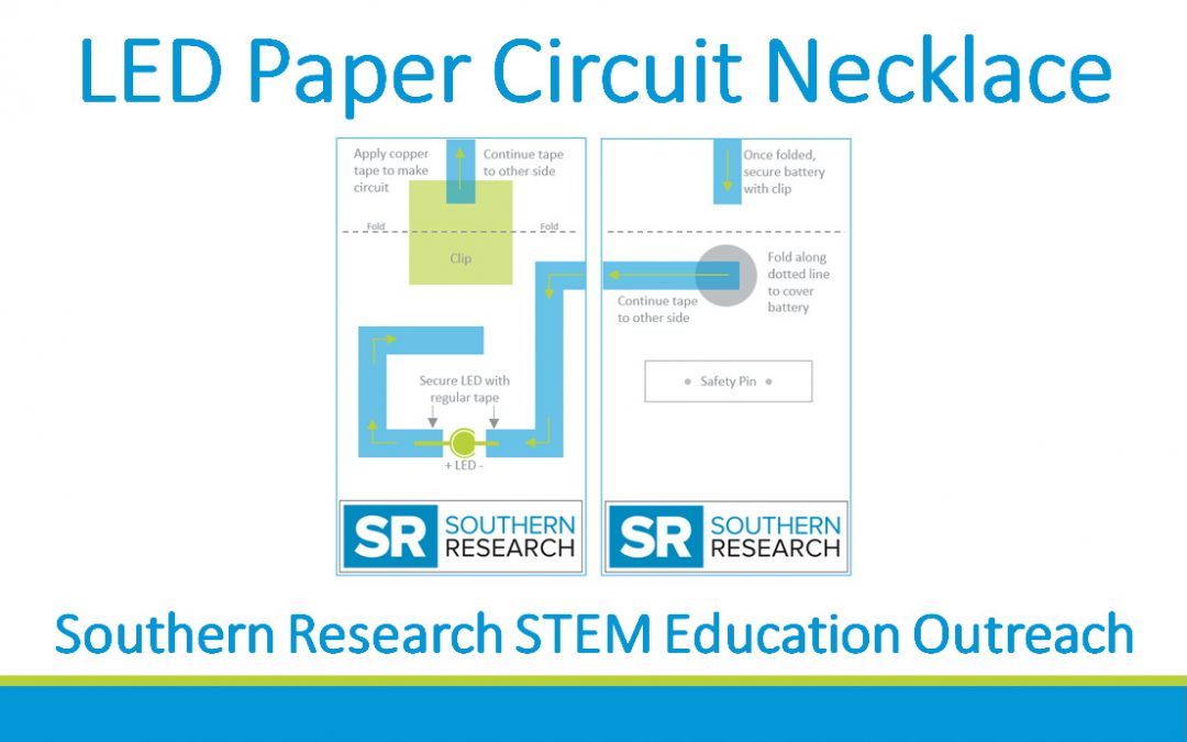 LED Paper Circuit Necklace