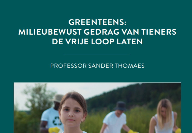 Greenteens: milieuvriendelijk gedrag van tieners de vrije loop laten