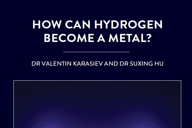 High-energy-density physics describes some of the most extreme environments in our universe, like the cores of stars. Dr Valentin […]