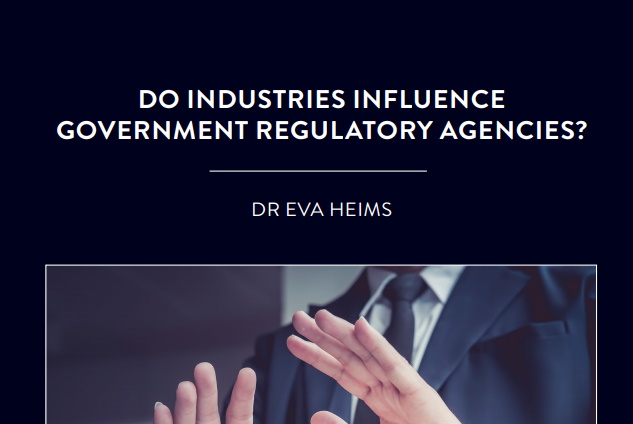 How much influence do industries have over the regulatory agencies responsible for policing these same industries? This is what Dr Eva […]