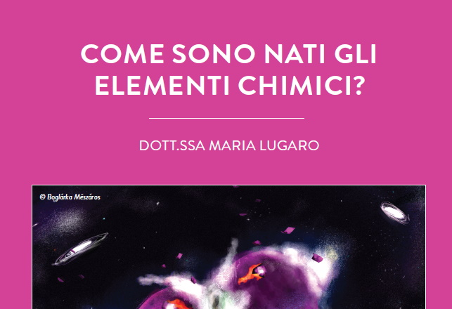 COME SONO NATI GLI ELEMENTI CHIMICI?