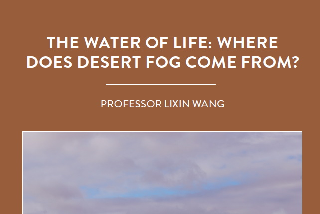 The lack of rainfall in desert environments means that many plants and animals rely on fog and dew to provide their water. But where does […]