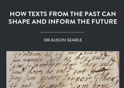 Dr Alison Searle, based at the University of Leeds in the UK, is engaged in a project that analyses 17th century archival documents from three […]