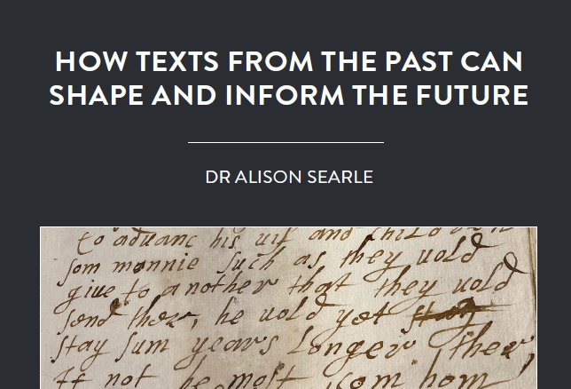 Dr Alison Searle, based at the University of Leeds in the UK, is engaged in a project that analyses 17th century archival documents from three […]