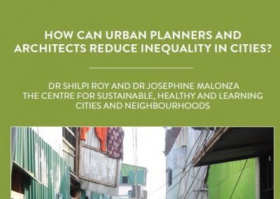 As cities grow, what happens to individual neighbourhoods within them? This is what the Centre for Sustainable, Healthy and Learning […]