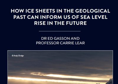 The future of the earth’s sea levels due to climate change is incredibly difficult to predict. Dr Ed Gasson, at the University of Exeter, and […]