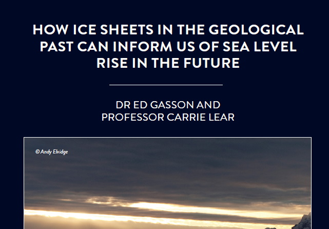 The future of the earth’s sea levels due to climate change is incredibly difficult to predict. Dr Ed Gasson, at the University of Exeter, and […]