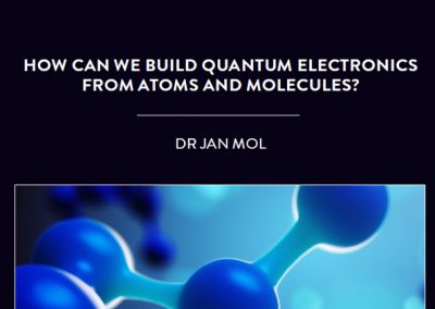 Dr Jan Mol is an expert in quantum & nanoelectronics at the Queen Mary University of London, in the UK. He is trying to understand how […]