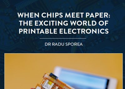Electronics are entering a new phase. At the University of Surrey in the UK, Dr Radu Sporea is leading a team investigating how to ‘print’ […]