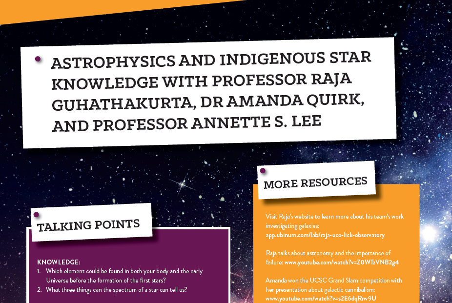 Astrophysics and Indigenous star knowledge