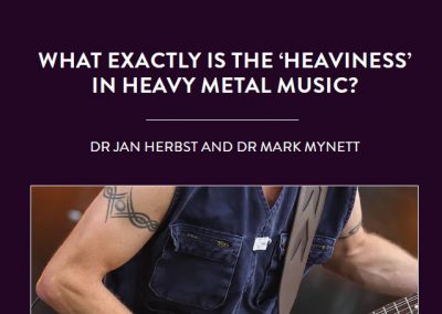 Dr Jan Herbst and Dr Mark Mynett, based at the University of Huddersfield, are collaborating on a project that is investigating heaviness […]