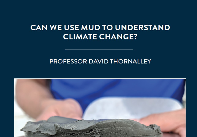 Professor David Thornalley from University College London, in the UK, has been using data from ocean floor mud to understand how the […]