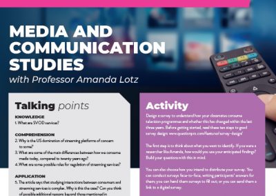 Media and Communication Studies