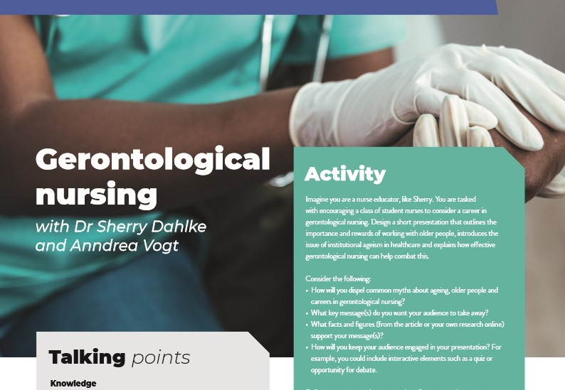 Gerontological nursing