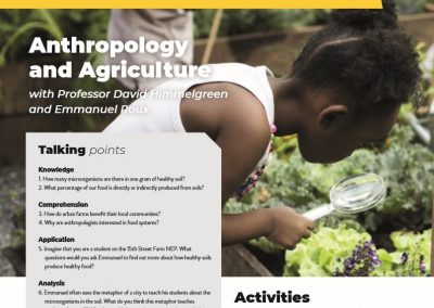 Anthropology and agriculture