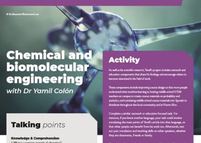 Chemical and biomolecular engineering