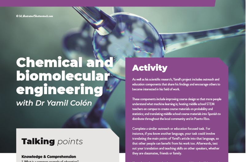 Chemical and biomolecular engineering