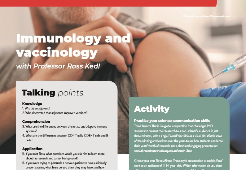 Immunology and vaccinology