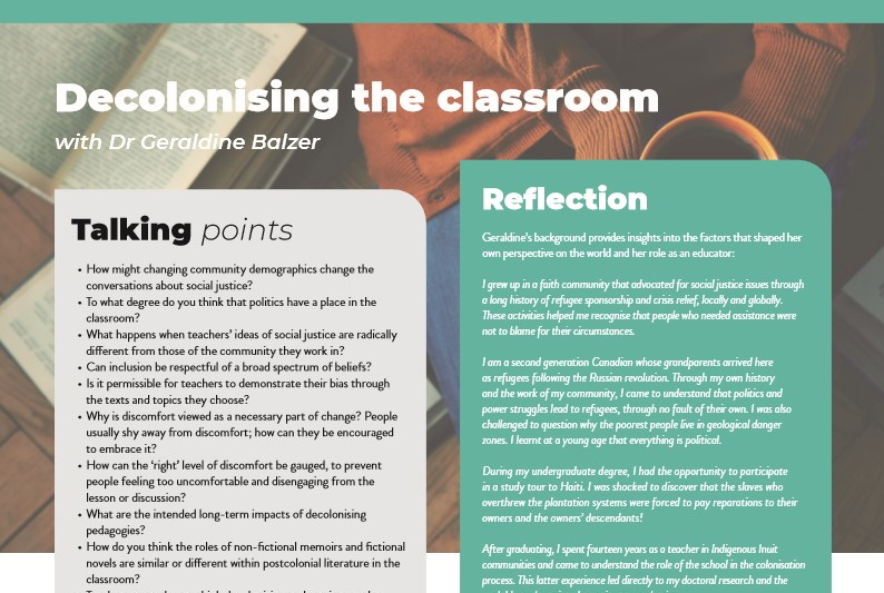 Decolonising the classroom