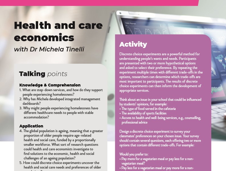 Health and care economics