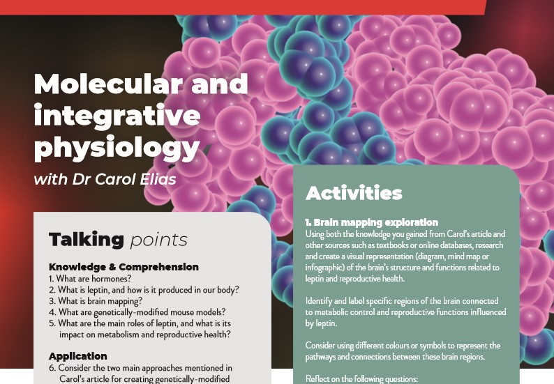Molecular and integrative physiology