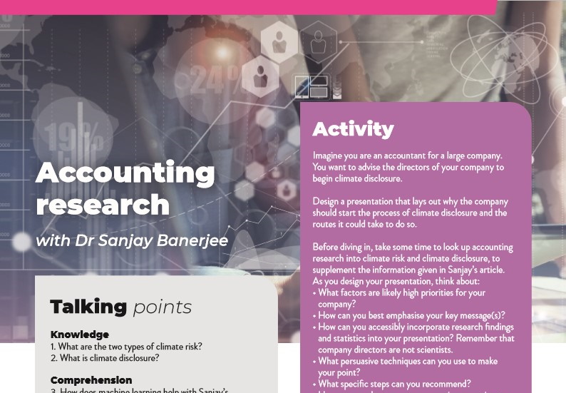 Accounting research