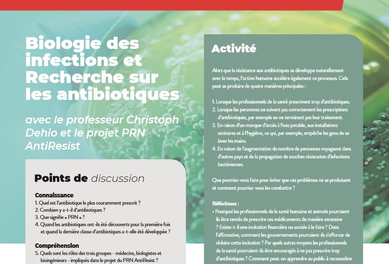 Biologie des infections et recherche sur les antibiotiques