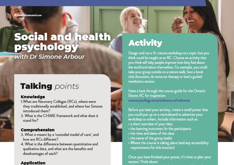 Social and health psychology