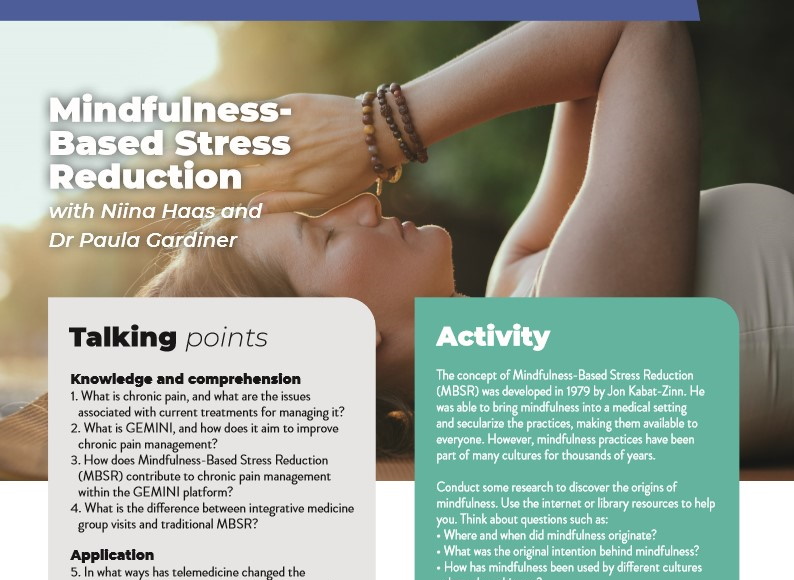 Mindfulness-Based Stress Reduction