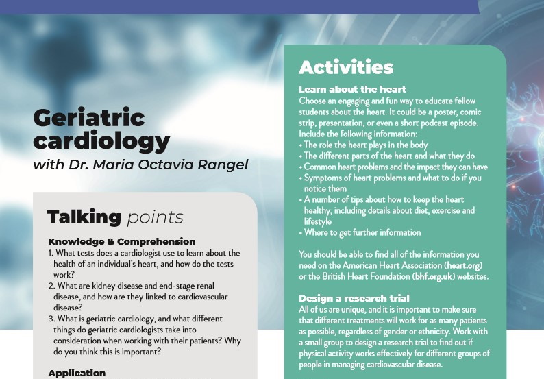 Geriatric cardiology