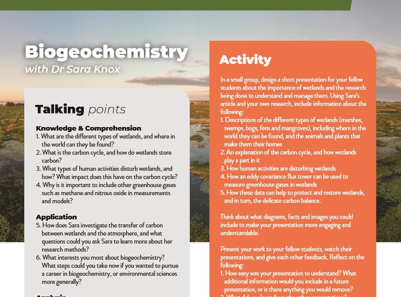 Biogeochemistry
