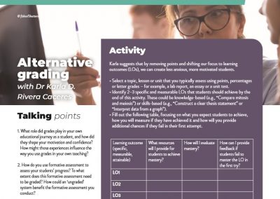 Alternative grading