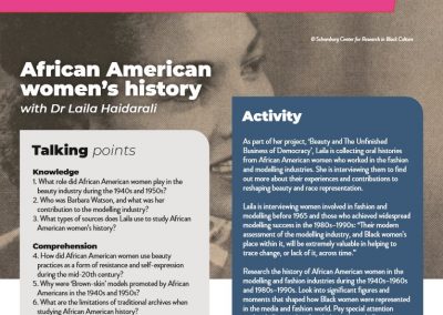 African American women’s history