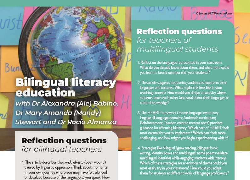Bilingual literacy education