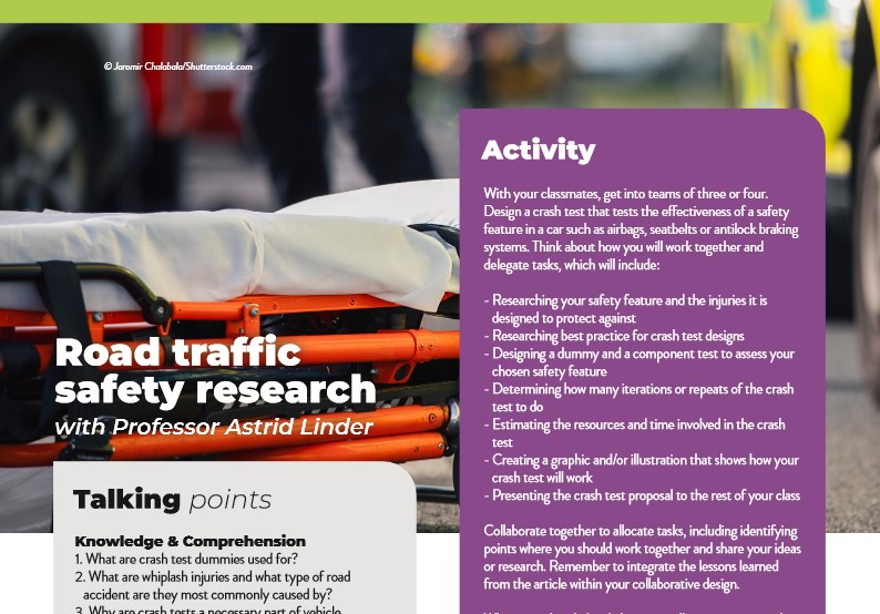 Road traffic safety research
