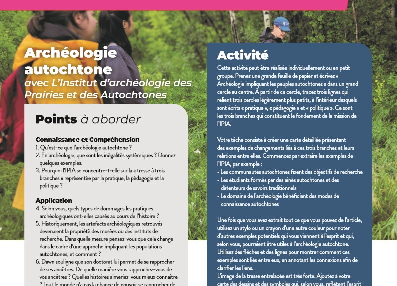 Archéologie impliquant les autochtones