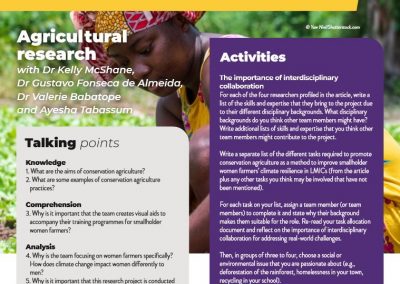 Agricultural research