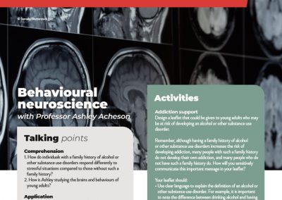 Behavioural neuroscience