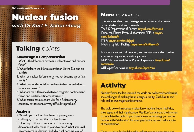 Nuclear fusion