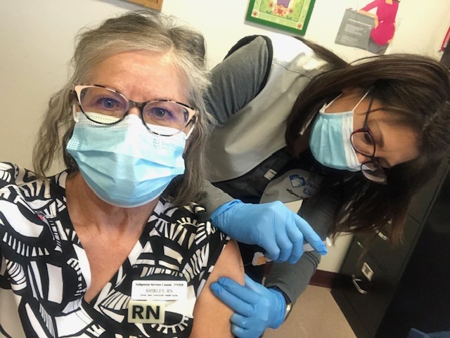 Registered nurse Shirley Blythe