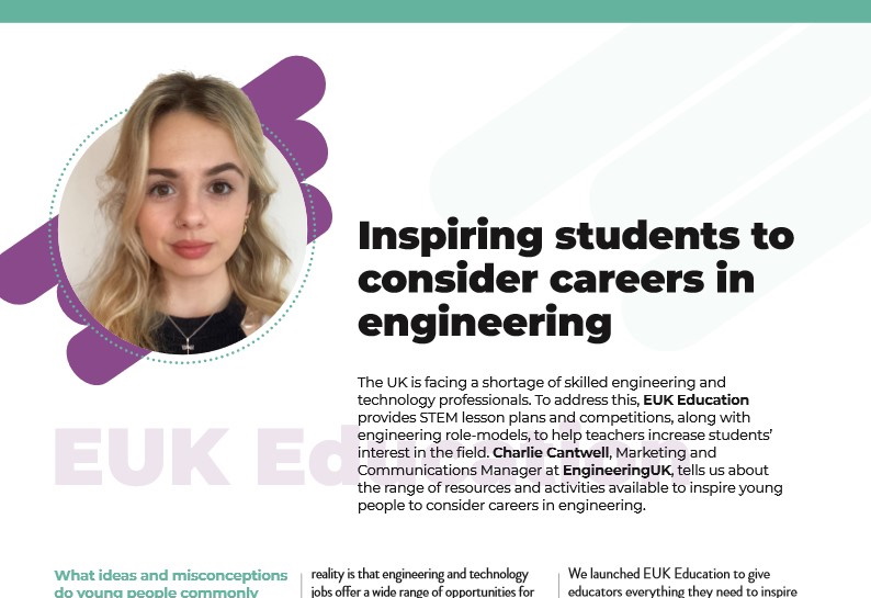Inspiring students to consider careers in engineering