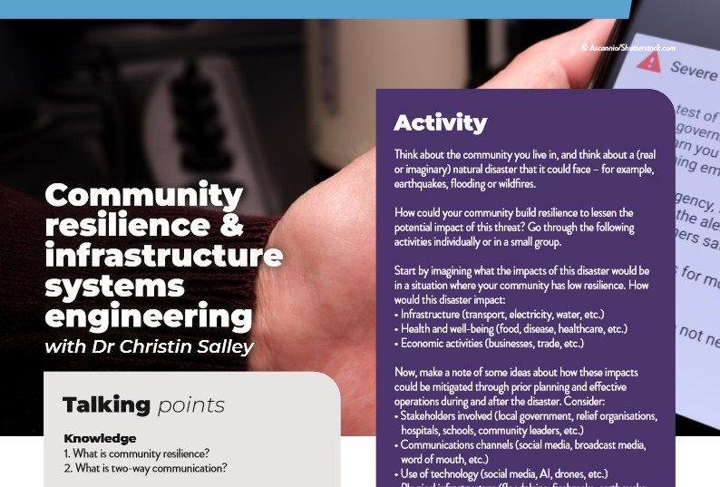 Community resilience & infrastructure systems engineering