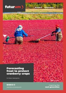 Forecasting frost to protect cranberry crops