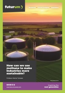 How can we use methane to make industries more sustainable?