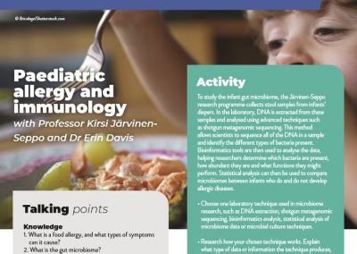 Paediatric allergy and immunology