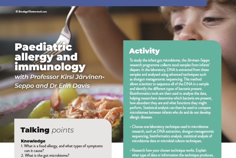 Paediatric allergy and immunology