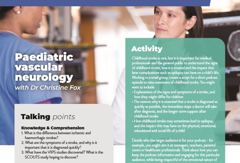 Paediatric vascular neurology